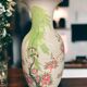 China, large old polychrome porcelain vase, late 19th century
