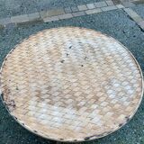 Round chestnut table