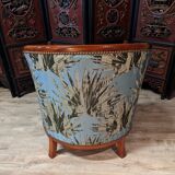 Pair of Art Deco mahogany armchairs