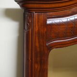Mahoney carved large mirror 110x180cm