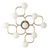 Wall and ceiling lamp Gaetano Sciolari Leola