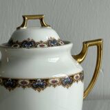 Sucrier en porcelaine de Limoges Vignaud.