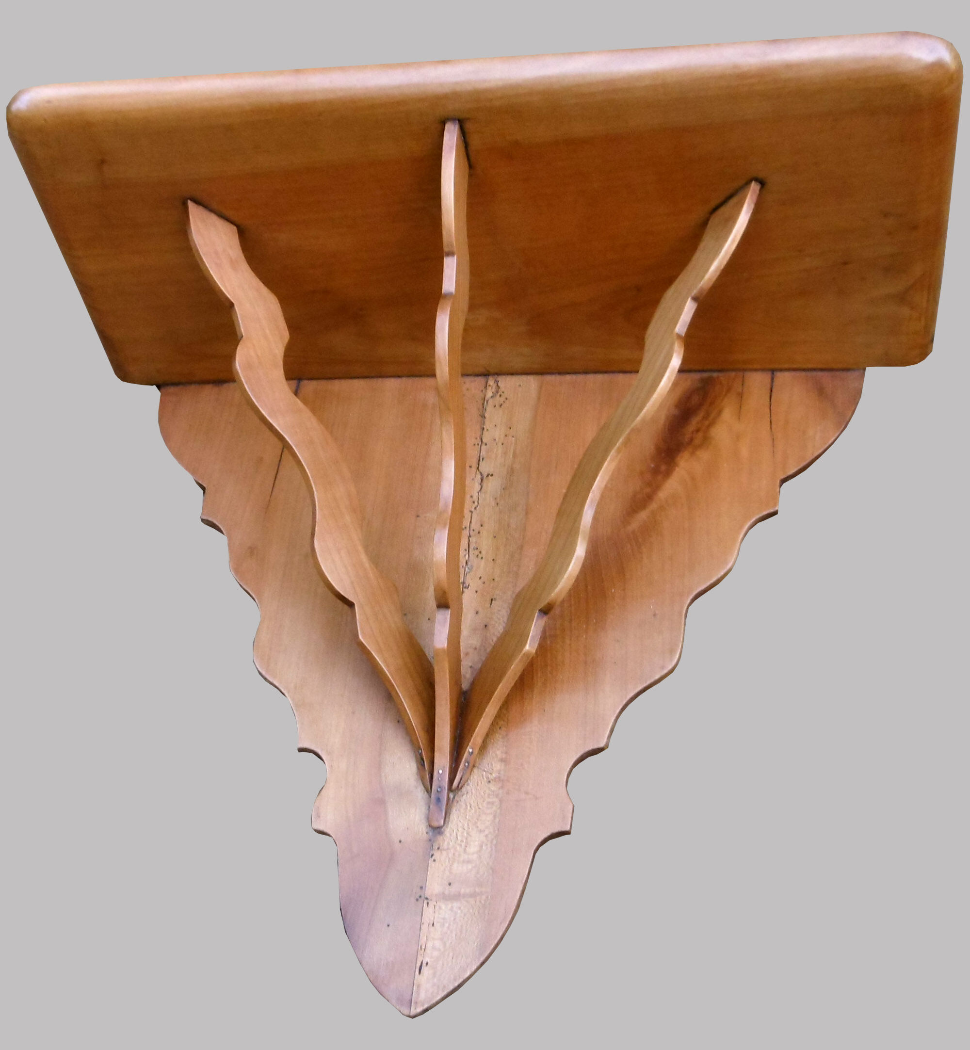 Old fruit wooden shelf