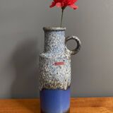 Vase Scheurich modèle 401-28 bleu et gris