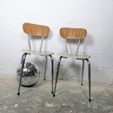 Pair of formica chairs