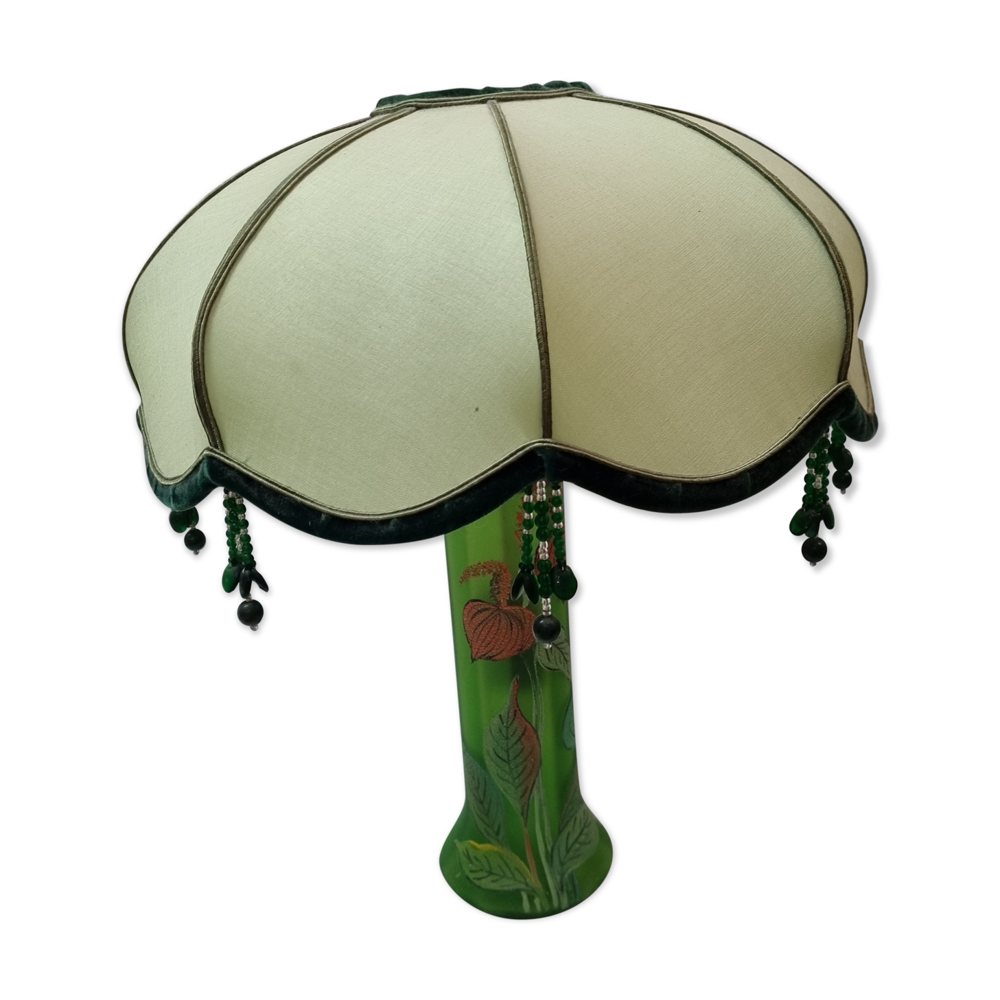 Blown glass lamp André Naudy 1920