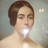 Pastel portrait XIXéme