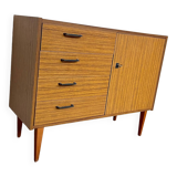 Vintage Mobel sideboard in wood and formica - 1960s