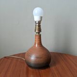 Pied de lampe en céramique slow décoration campagne scandinave artisanal