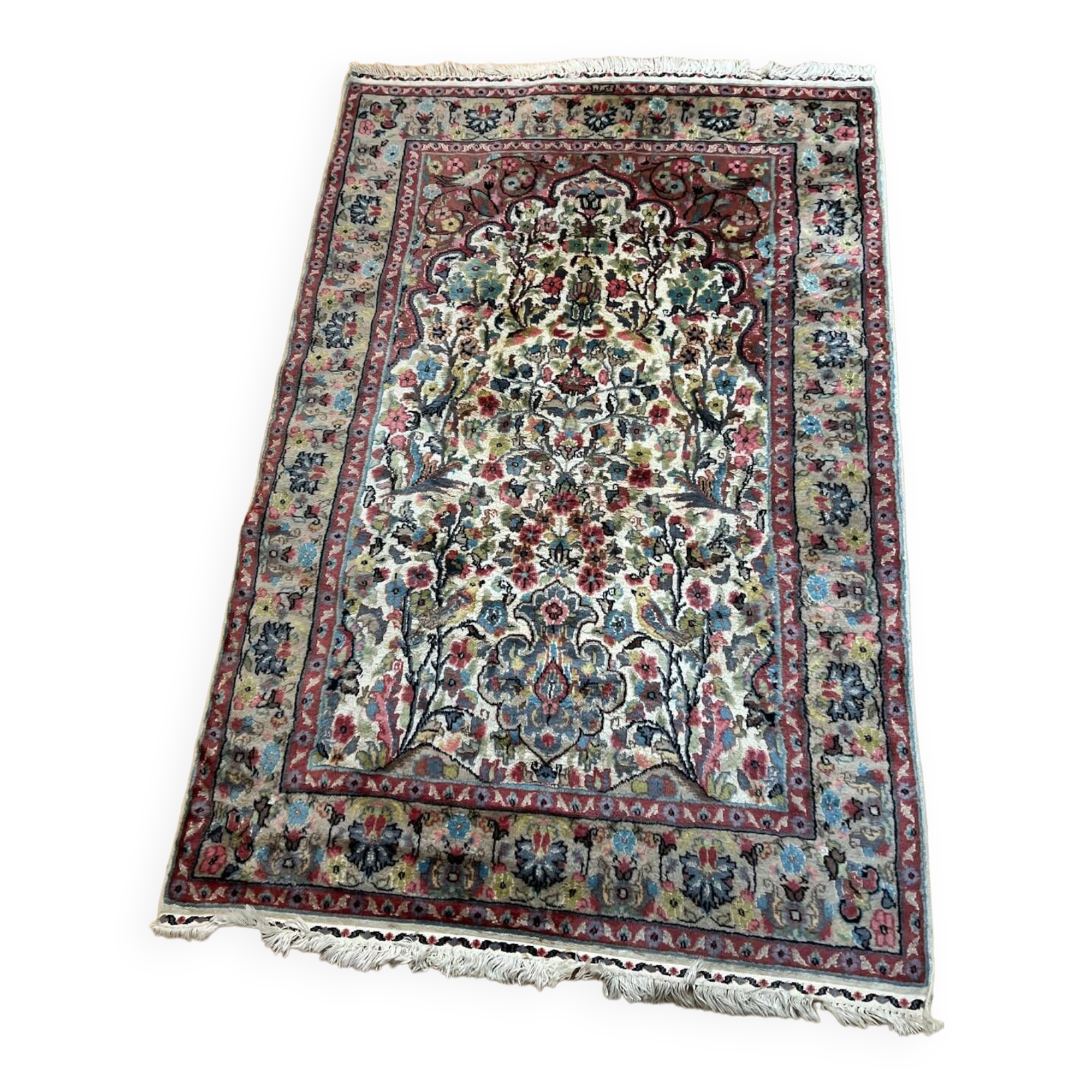 Oriental silk rug