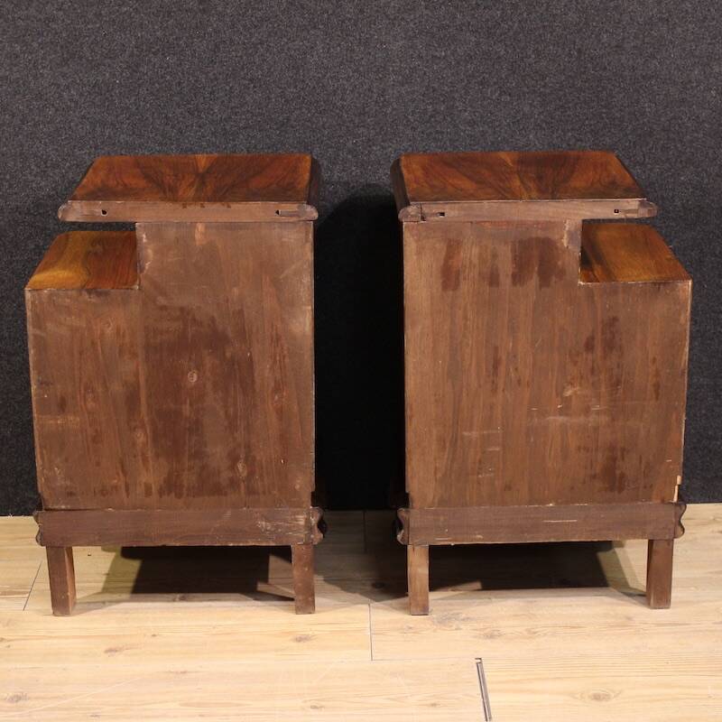 Pair of 20th-century Italian bedside tables
