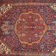 Handmade antique Persian Bidjar rug 149cm x 225cm 1880s - 1B194