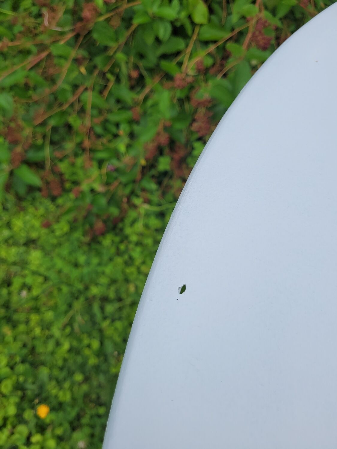 Wrought iron garden table