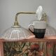 Pair of Art Deco glass gold wall sconces