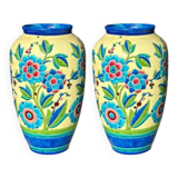Pair of KERAMIS Vases - Art Deco
