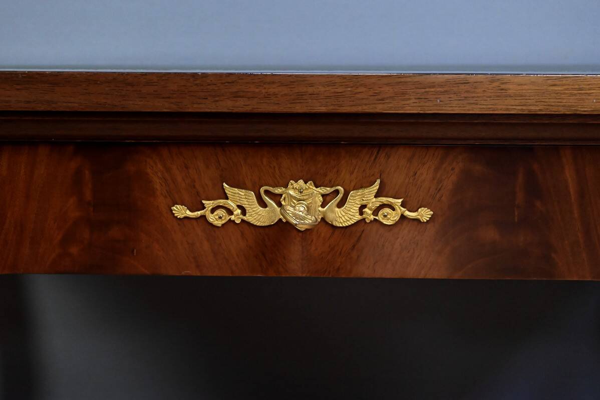 Mahogany desk, Egyptomania style – 20th century