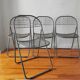4 vintage folding chairs 1980 Niels Gammelgaard