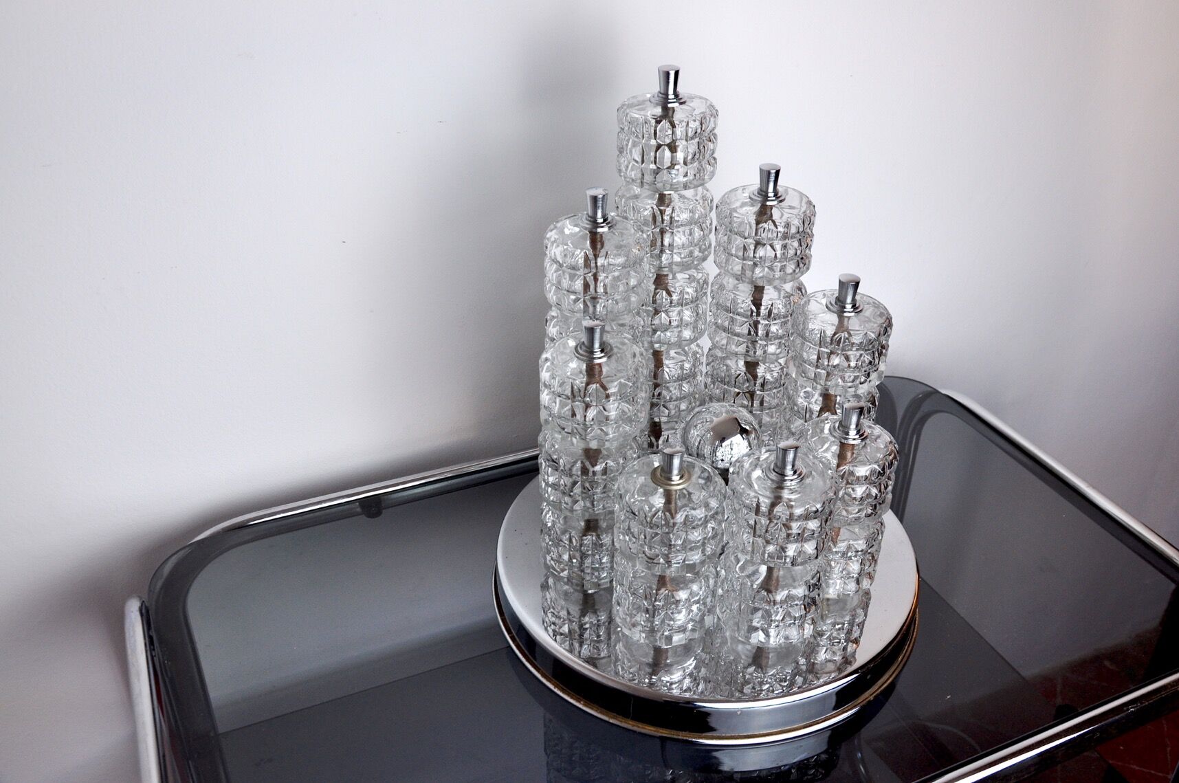 Spiral lamp of The House of Sciolari, Italy, 1970