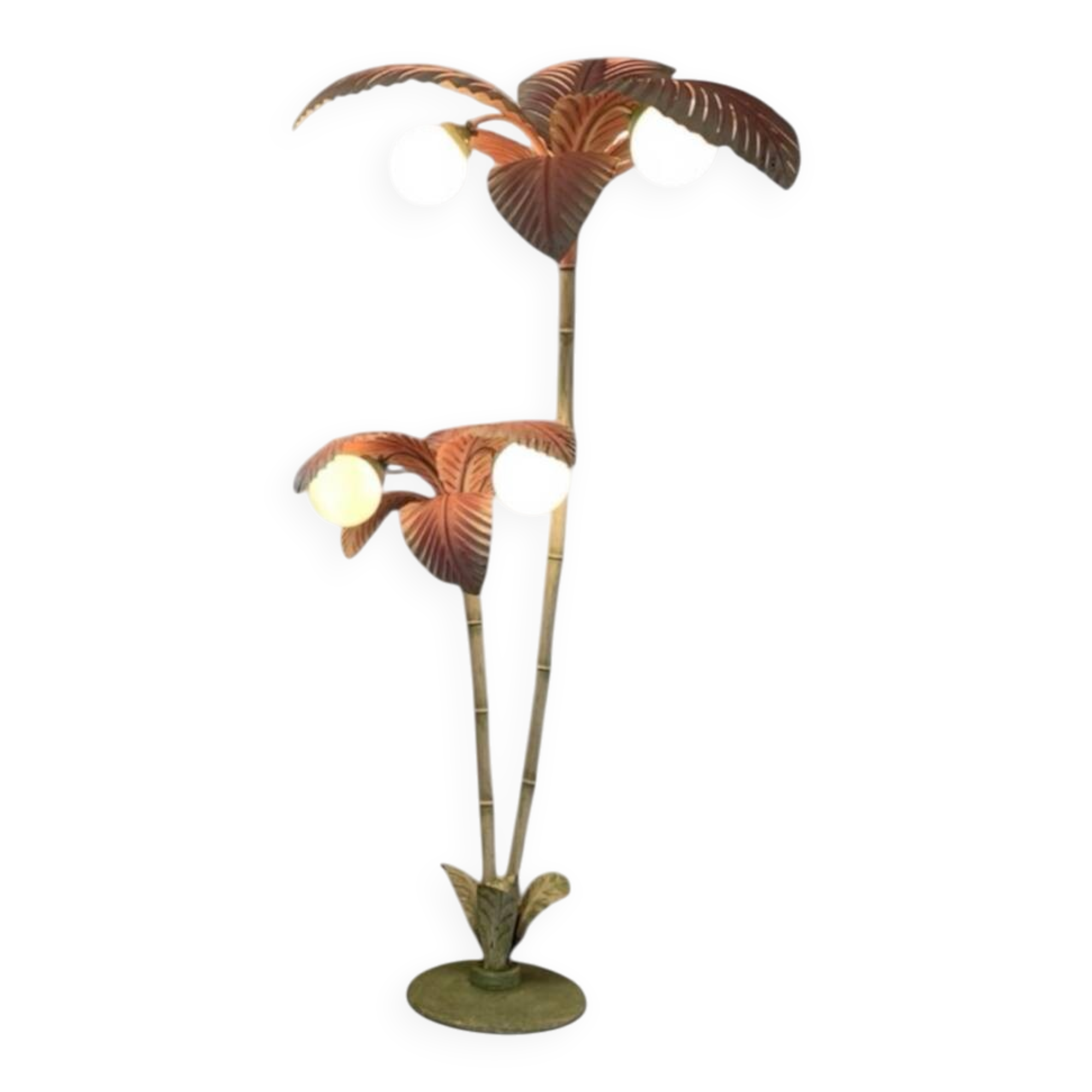 2 "Palm" lamps by Sergio Terzani