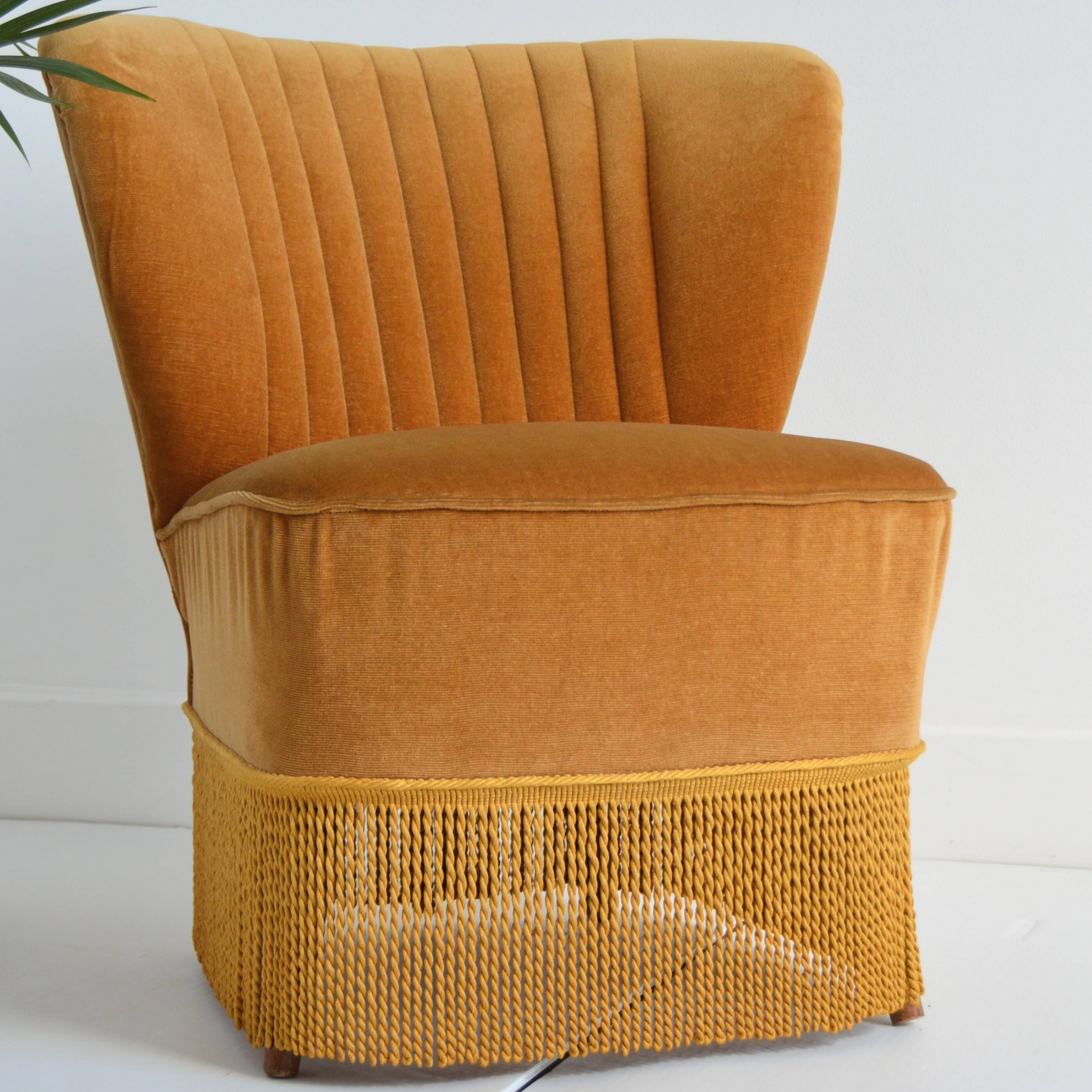 Vintage 1960s cocktail armchair