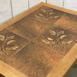 Danish teak and tiled coffee table from the 70s