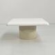 Stadio 80-ARA white coffee table by Vico Magistretti for Artemide, 1970s