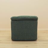 Green armchair, Italian design, 1970s, made in Italy
