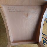 8 Zina chairs signed by Thibault Desombre