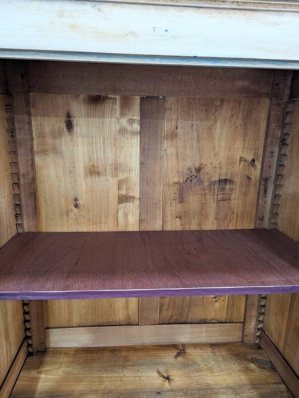 Parisian cabinet in raw wood