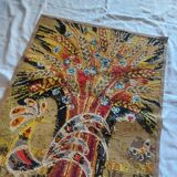 Tapestry with vintage canvas, Pierre Rey