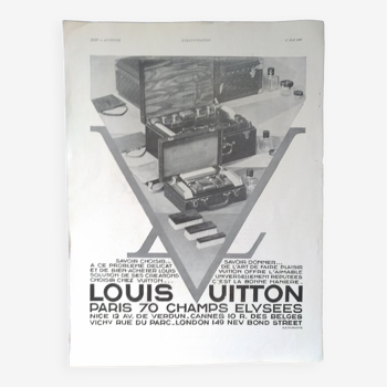 une publicité papier  mode louis Vuitton