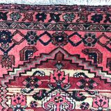 Carpet Persian hamadan's vintage hand 103 x 190 cm