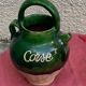 Ancient gargoulette in Corsican green glazed earth