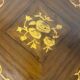 Pair of Louis XV style side tables carved in beech and bronze, handcrafted