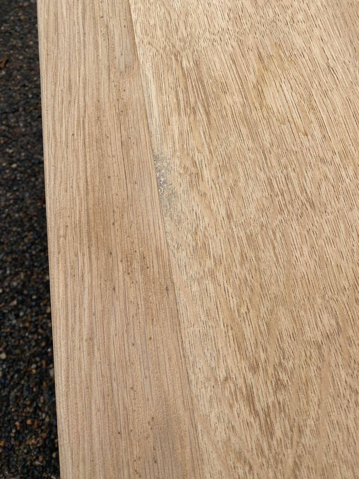 Renovated oak monastery farmhouse coffee table with drawer