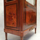 Louis XVI style showcase in marquetry - rosewood - rosewood - 19th