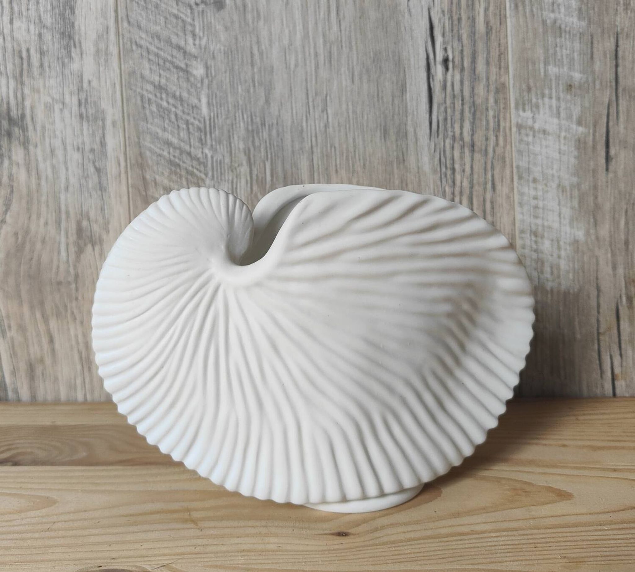 Shell tea light holder