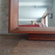Scandinavian teak mirror