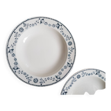 Set of 4 Badonviller soup plates
