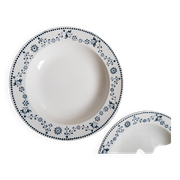 Set of 4 Badonviller soup plates