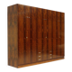 Large vintage mid century modern XL wardrobe with drawers in rosewood 1960s