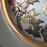 Assiette d'art traditionnel japonais Chokin édition limité numérotée (3472/7500) et signée.