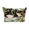 Coussin canevas "Flamands roses"