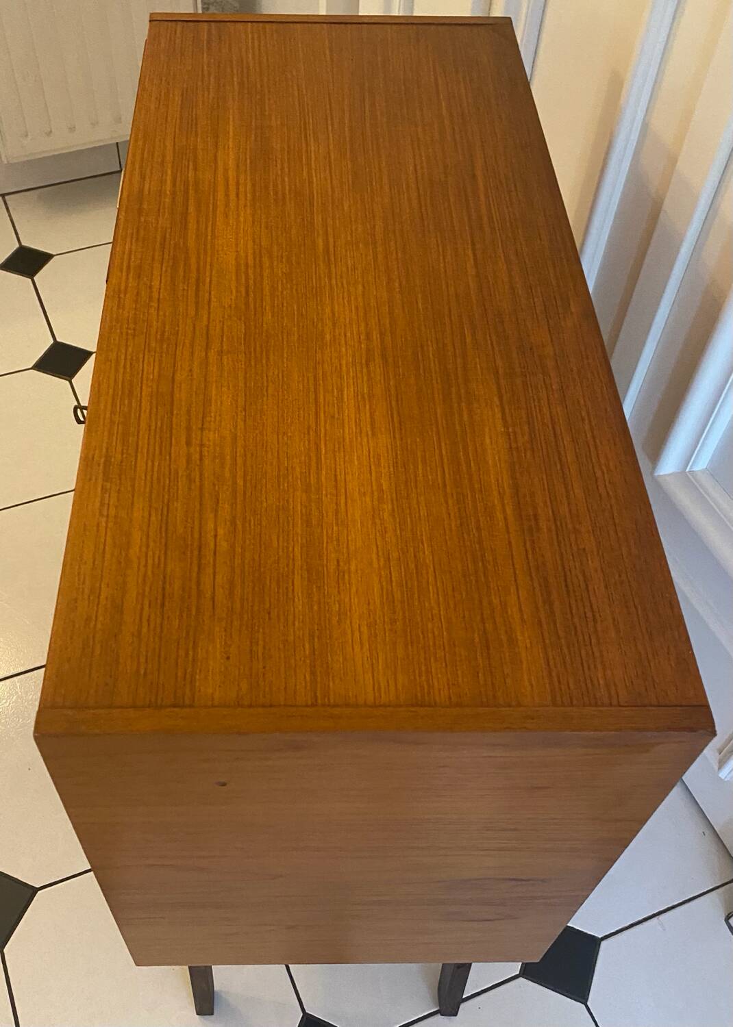 Vintage sideboard with compass feet
