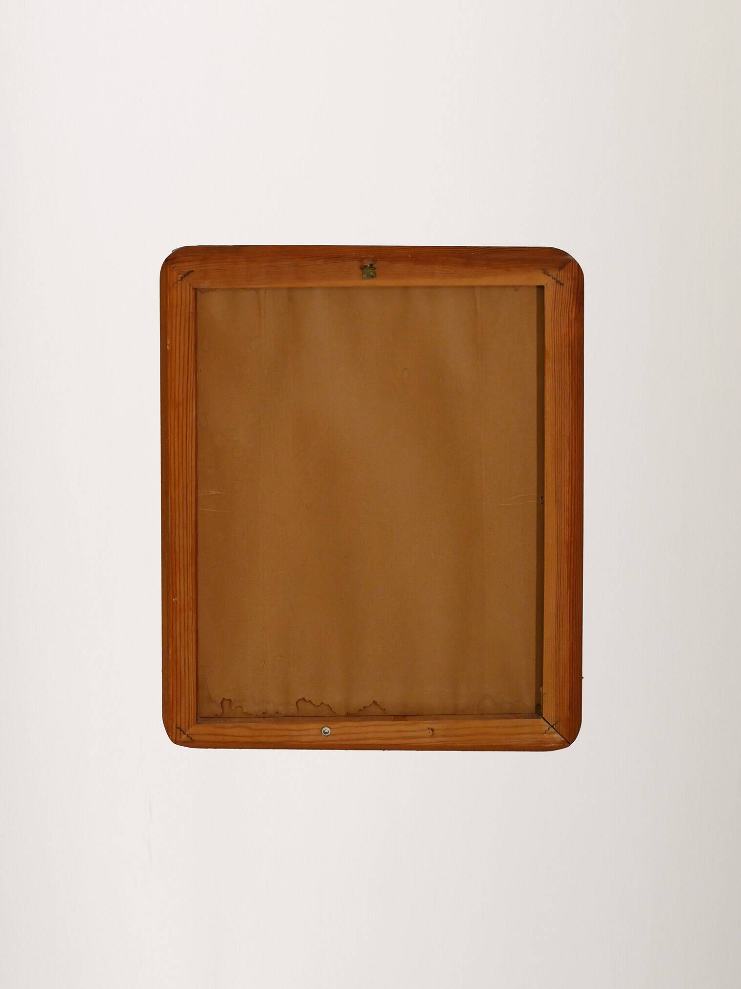 Scandinavian mirror with teak frame