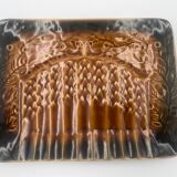 6 vintage plates in Sarreguemines slurry
