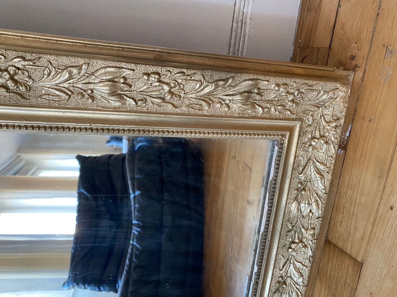 Miroir Louis Philippe doré
