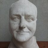 Pascal Boureille (1909-1999) Plaster bust signed portrait of a doctor