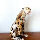 Vintage ceramic leopard, Italy 1970
