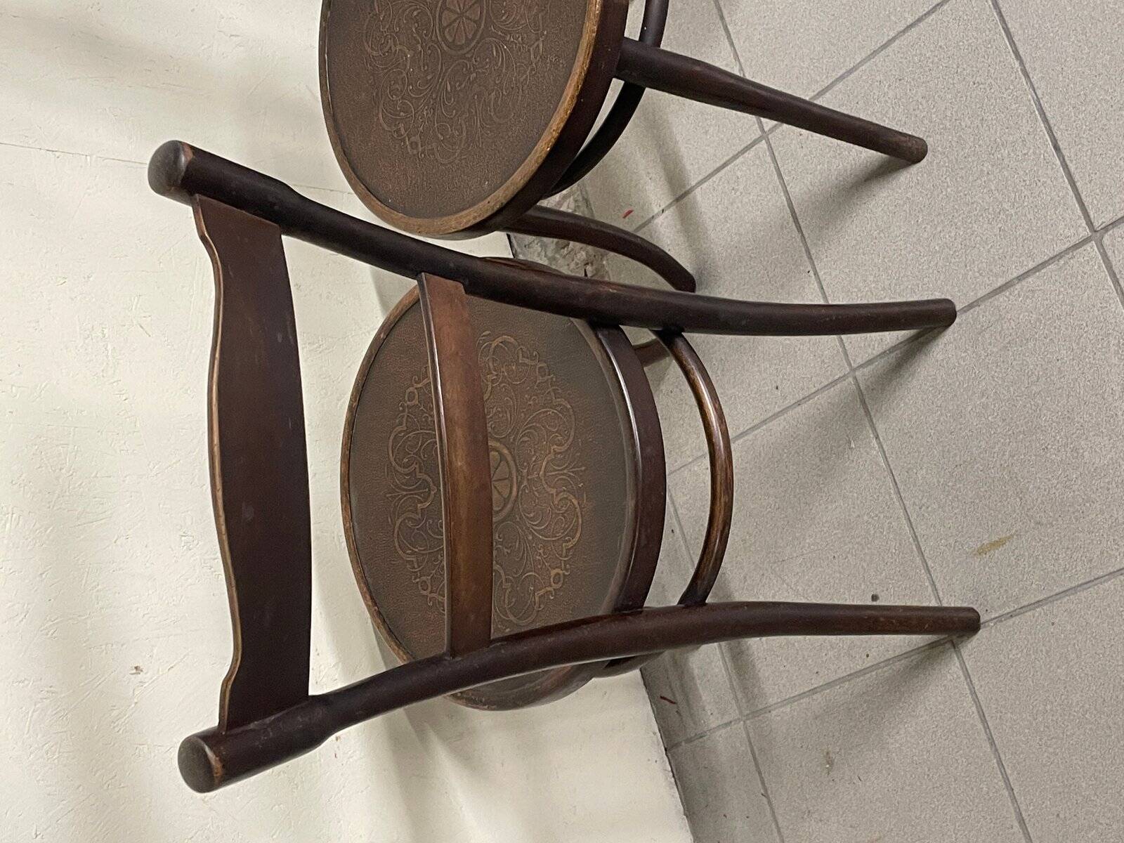 Vintage chairs by Michael Thonet for Thonet, 1930s, set of 8.